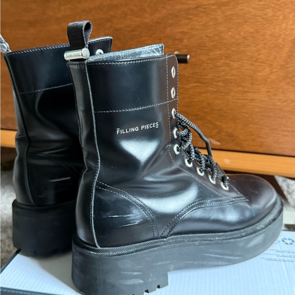 Filling Pieces Black lace platform Booties size 36 - Picture 3 of 8